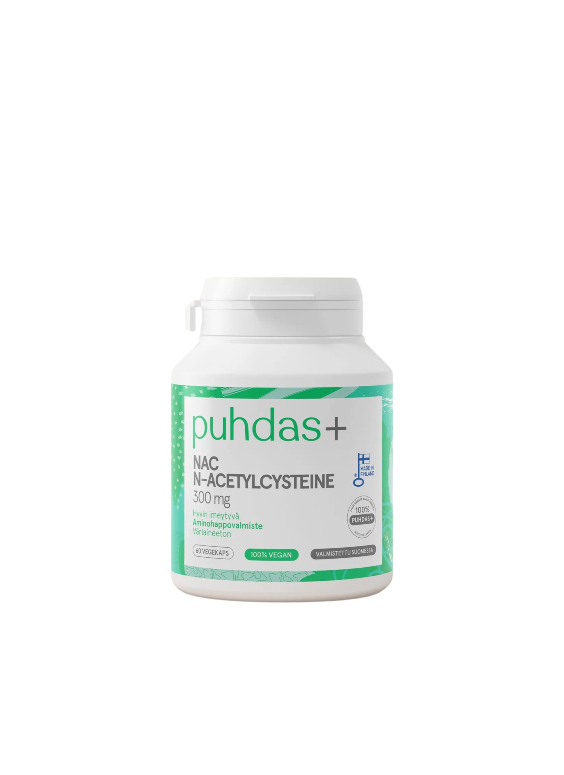 NAC N-atsetüültsüsteiin 300 mg 60 kapslit