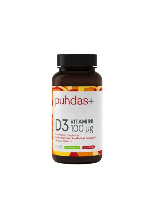 Puhdas+ D3 vitamīns 100 µg