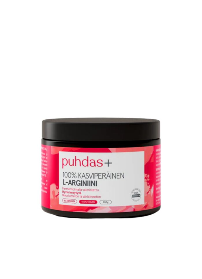 Puhdas+ L-arginiin (HCl) 200 g