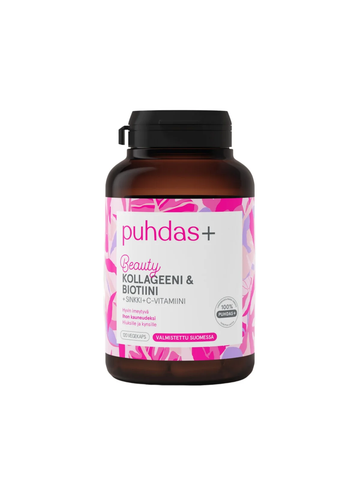 Puhdas+ Skaistuma kolagēns un biotīns 120 kapsulas