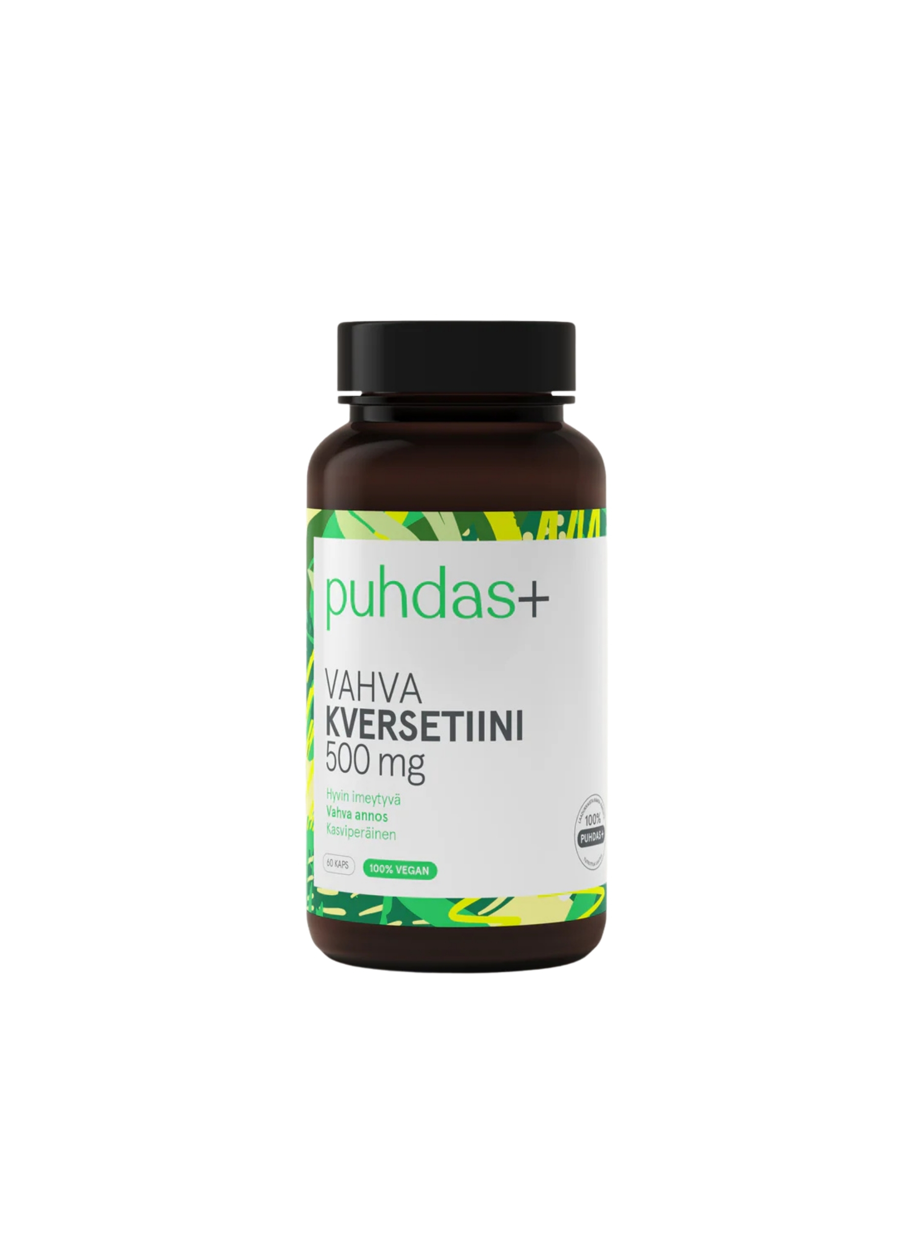 Puhdas+ Kvertsetiin 500 mg 60 kapslit