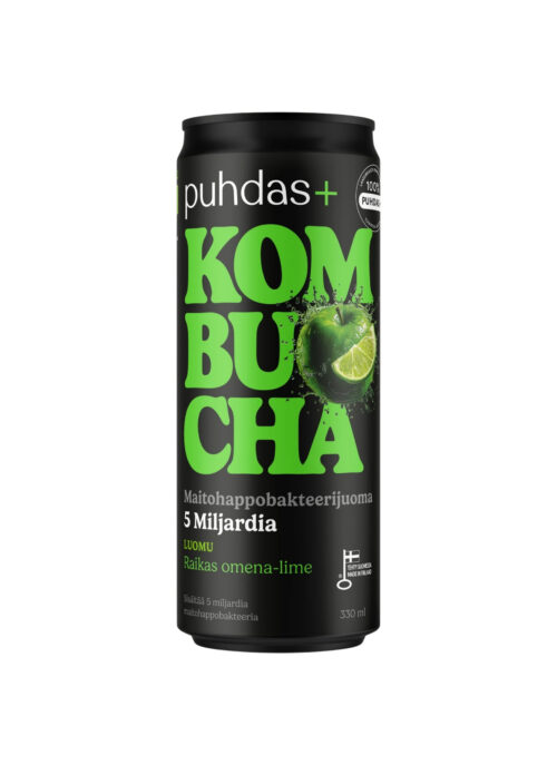 Õuna-laimi Kombucha 330ml