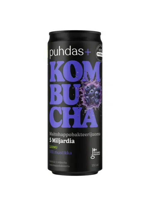 Kombucha Vilda Blåbär 330ml