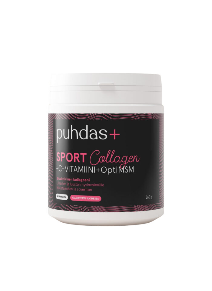 Sport Kollageen C-vitamiini ja OptiMSM 260g