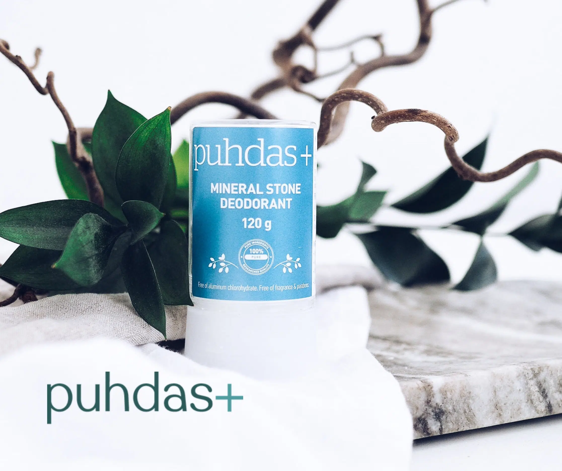 Mineraalkiviga deodorant – looduslik kaitse, mis austab sinu keha ja tervist – Puhdas+