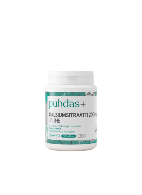 Kaltsiumtsitraat 200 mg 120 g
