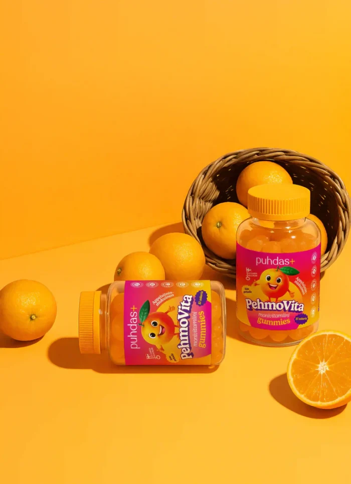 PehmoVita multivitamiin kummikommid lastele ja täiskasvanutele 75 tk