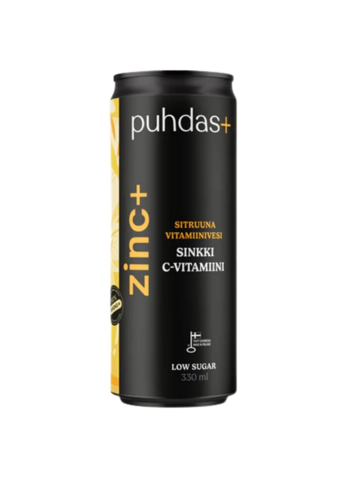 Vitamiinivesi tsingi ja C-vitamiiniga, sidrun 330 ml