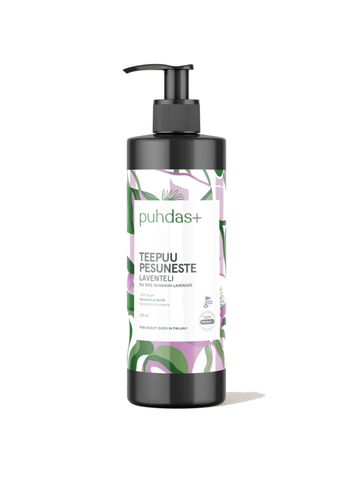 Teepuu kehapesugeel lavendliga 250 ml | Puhdas+