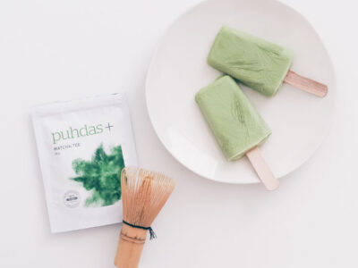 Matcha-jäätelö - Puhdas+