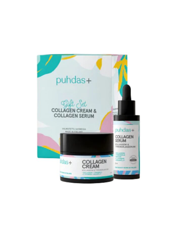 Kollageeni kinkekomplekt (kollageen Seerum 30 ml + kreeam 50 ml)