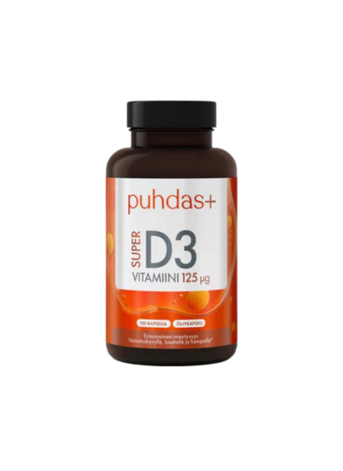 Super D3-vitamiin 125 µg